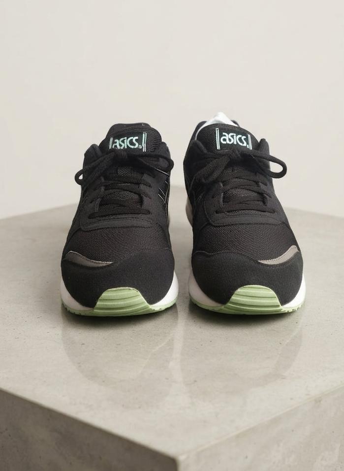 Asics Black Mint Accent Casual Running Sneakers | AWRA