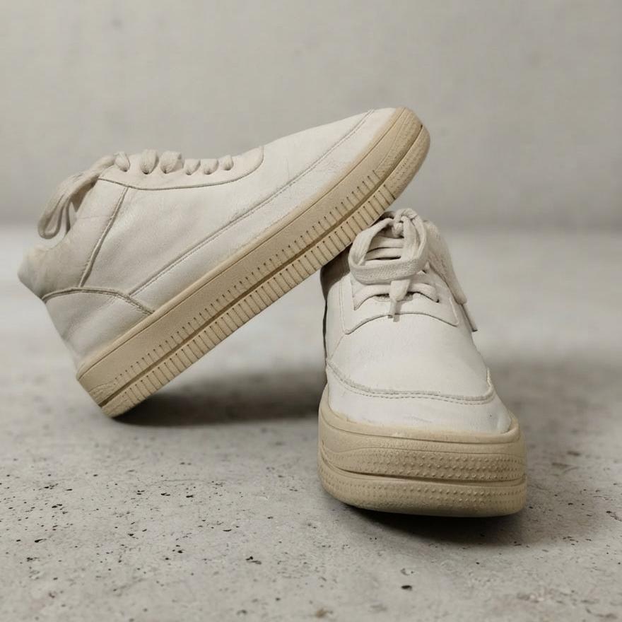 Sneaker Off-White Platform Casual Shoes | AWRA