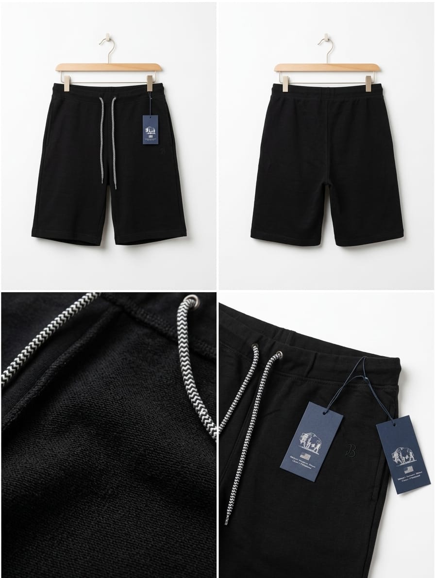 AWRA men's black casual shorts