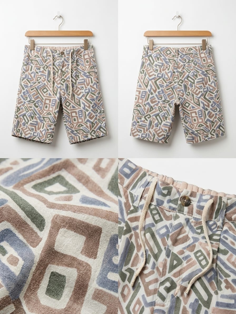 AWRA premium cotton printed shorts