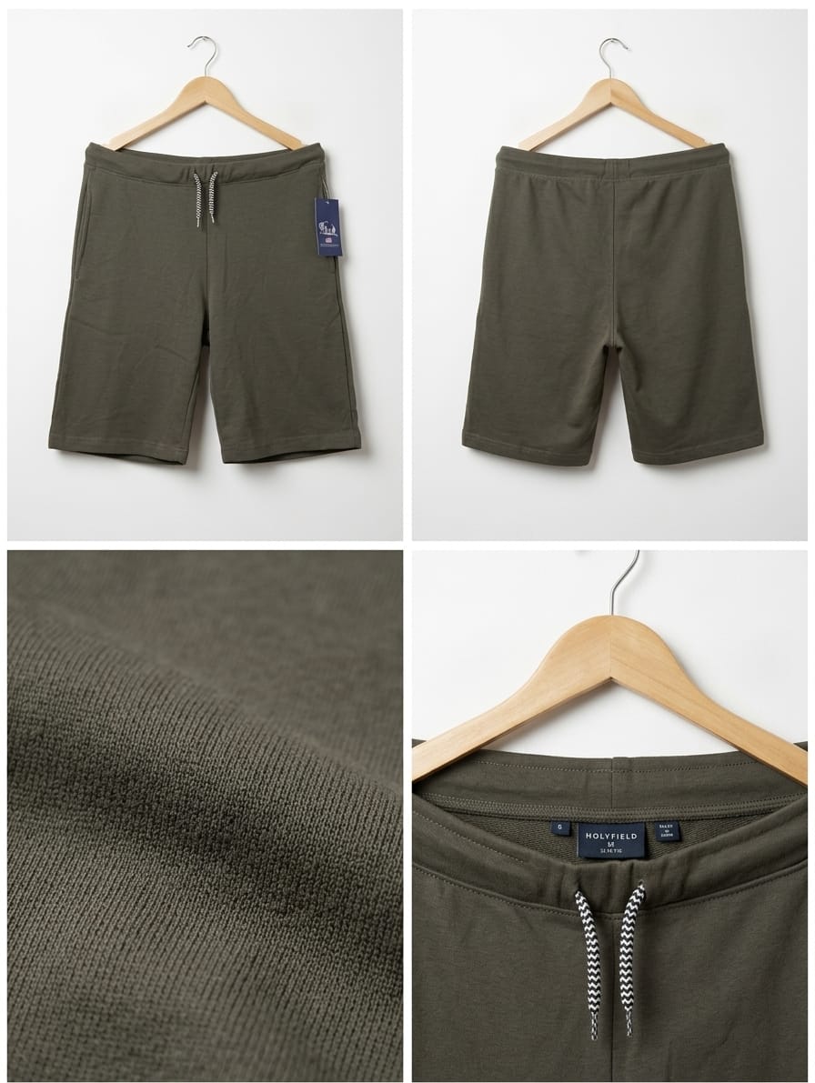 AWRA men's Olive Green polyester shorts